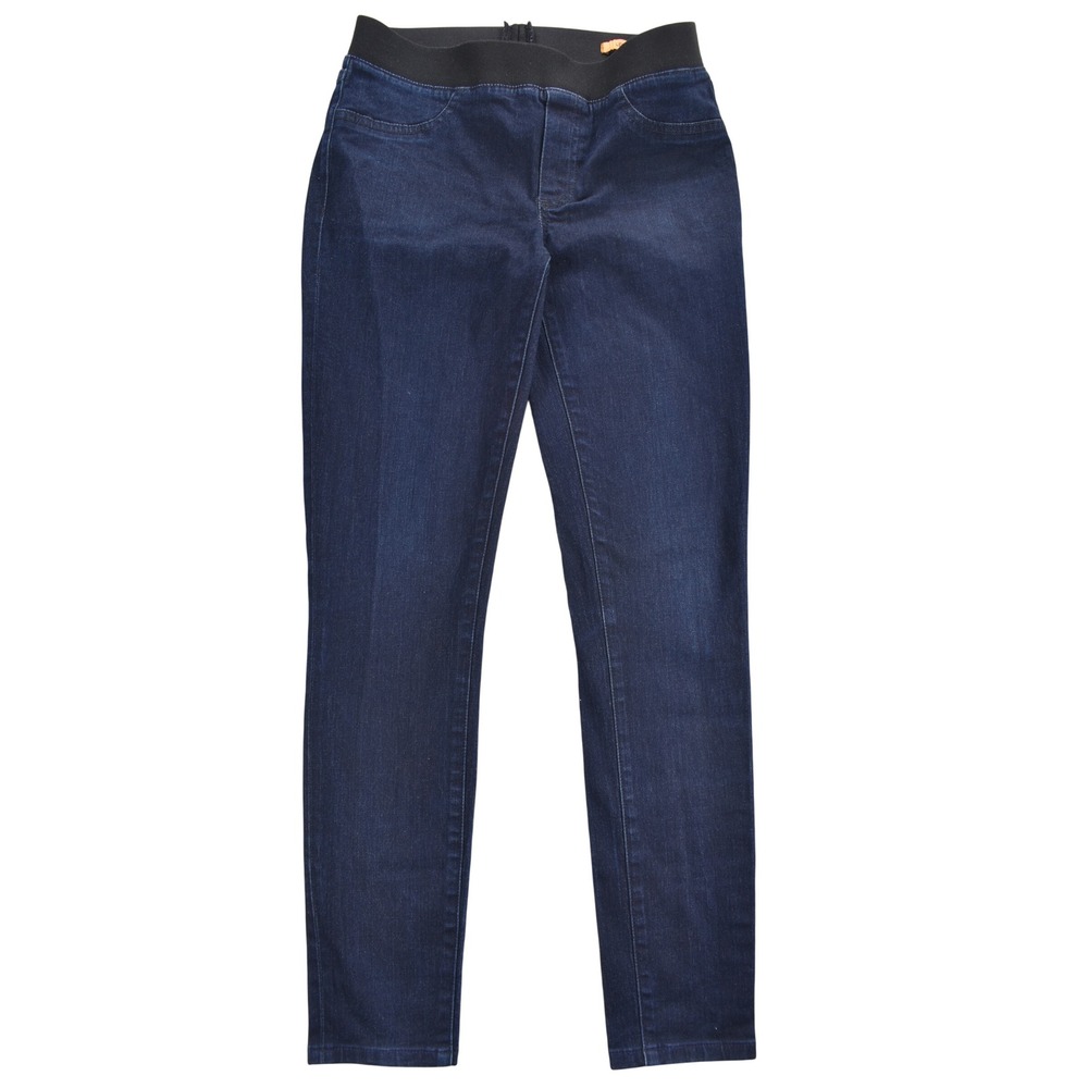 Tory Burch Indigo Denim Leggings Elastic Waist Skinny Jeggings Size 27